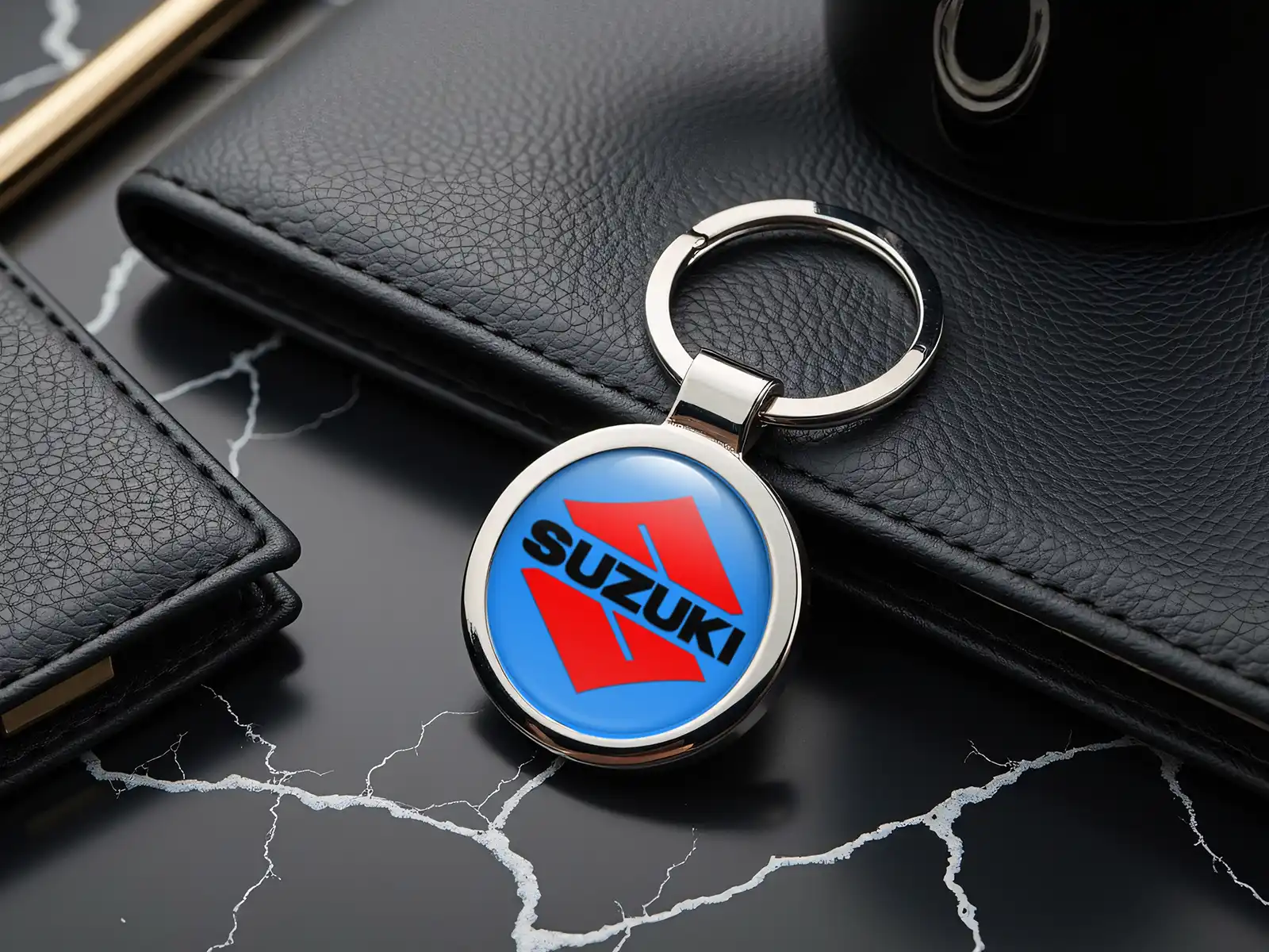 Suzuki Llaveros Brillantes Metal Elegante Duradero